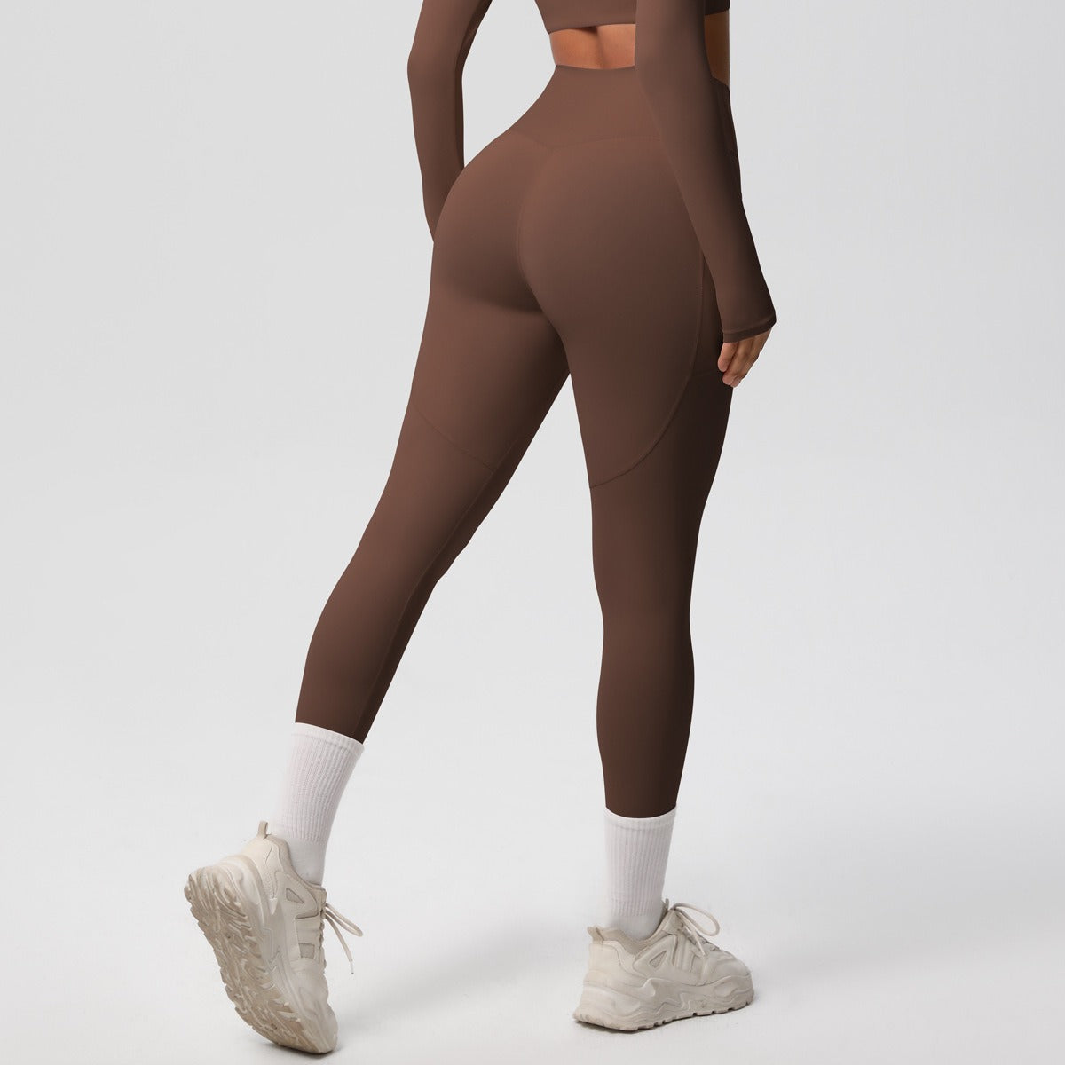 Legging Side Bags Brown VK