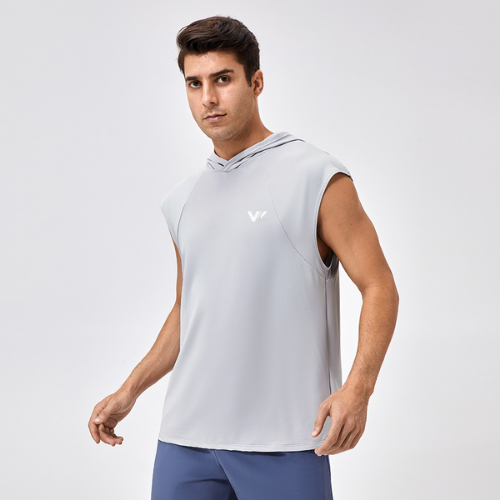 Hooded Muscle Tank Grey VK