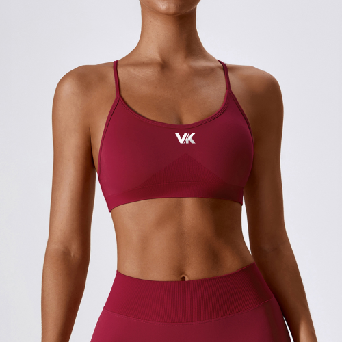 Top Crossed Red VK