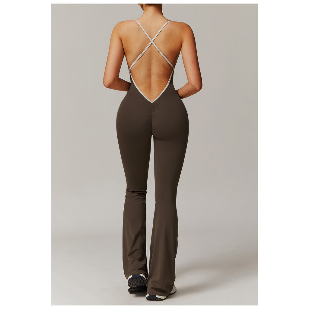 VK Silhouette Jumpsuit Coffee