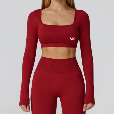 Openback Crop  Red VK
