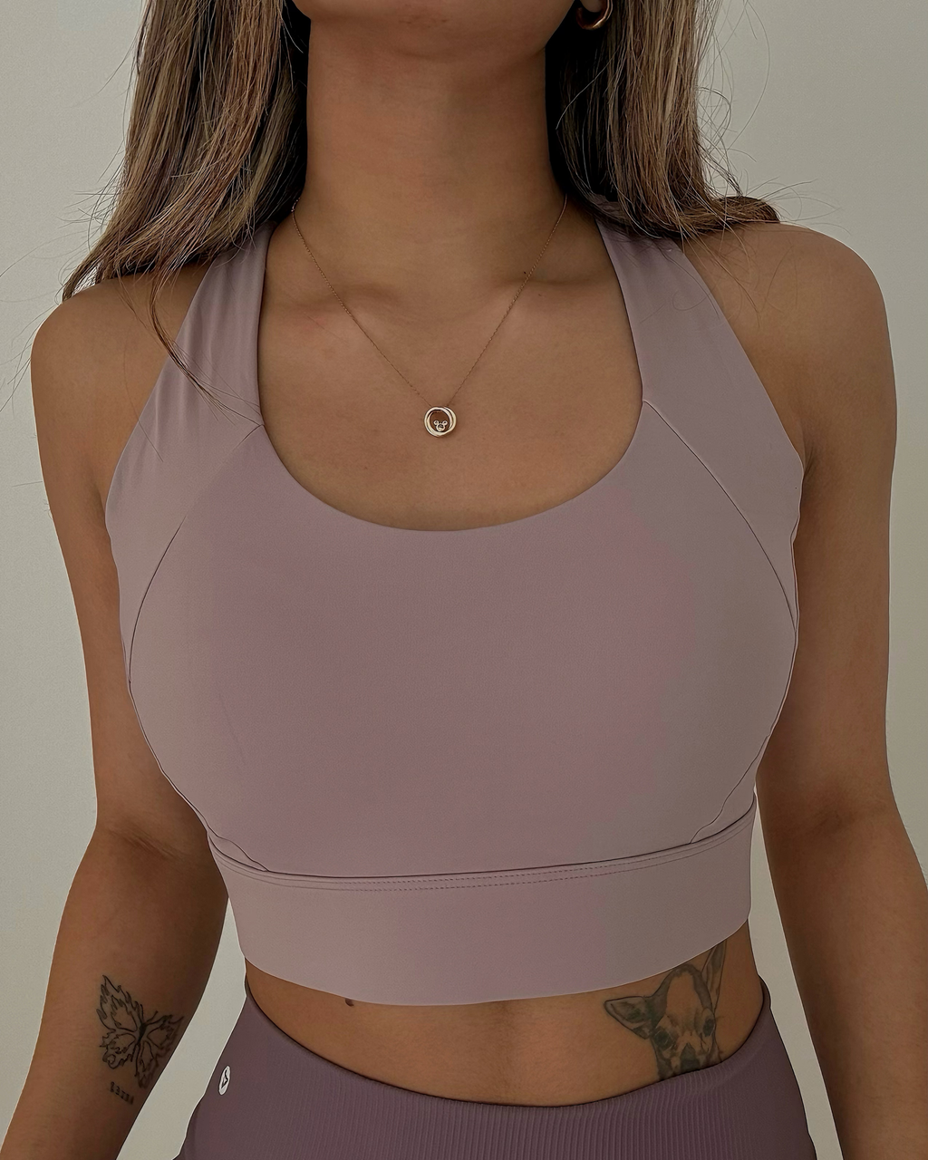Lilac Bralette Cross