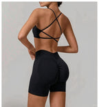 Top Crossed Black VK