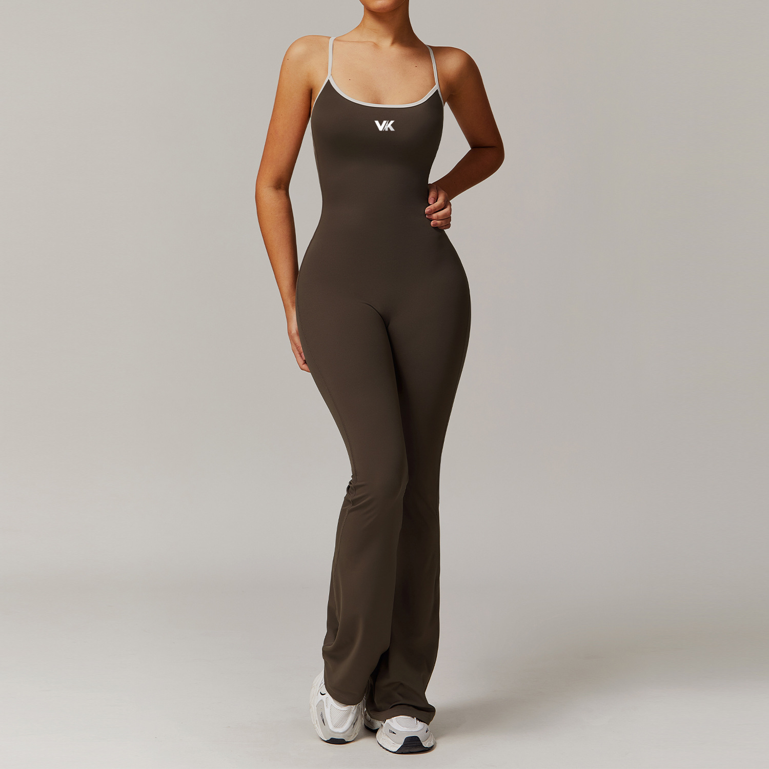 VK Silhouette Jumpsuit Coffee