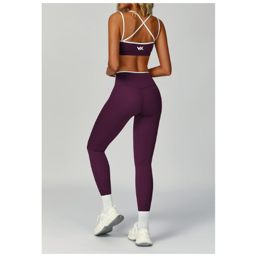Legging VK Criss-Cross Burgundy