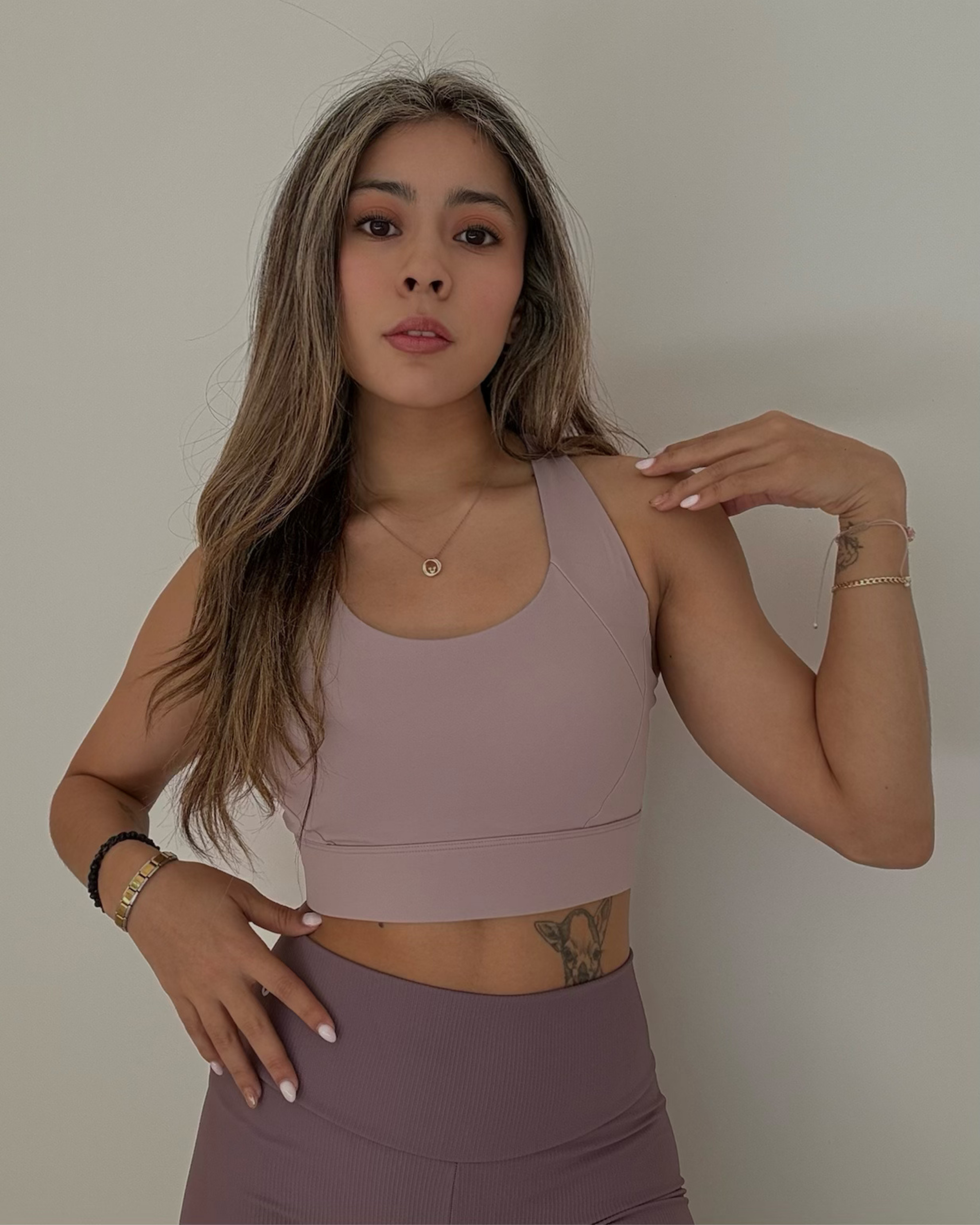 Lilac Bralette Cross