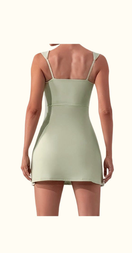 Fresh Glow Dress Green