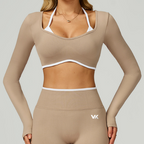 Top Shadow Khaki&White VK