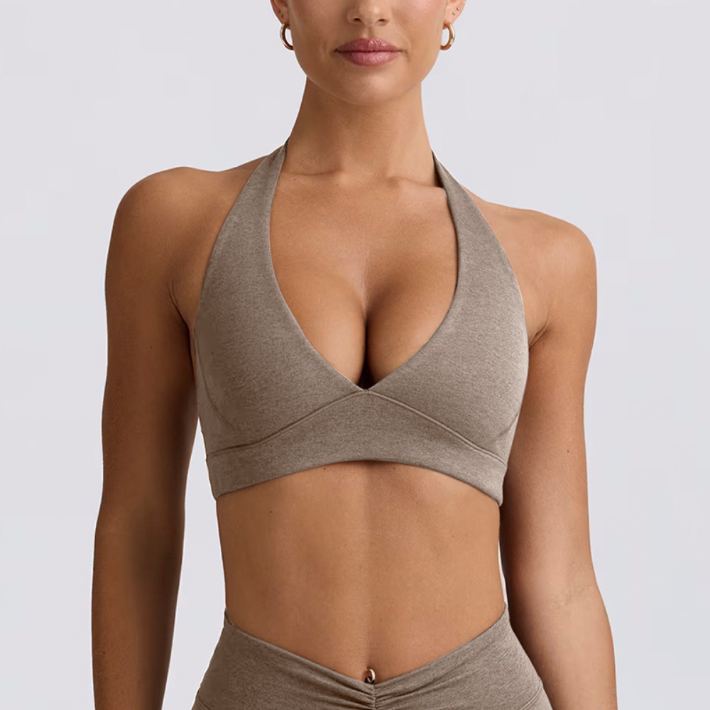 Halter Deep V Bra VK