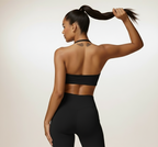 Twist Halter Top Black