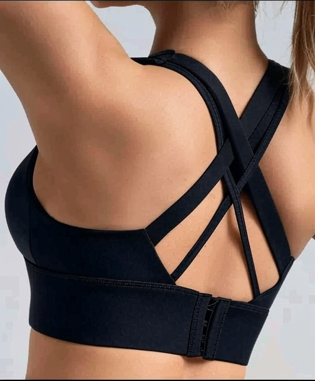 Black Elisse Double Cross