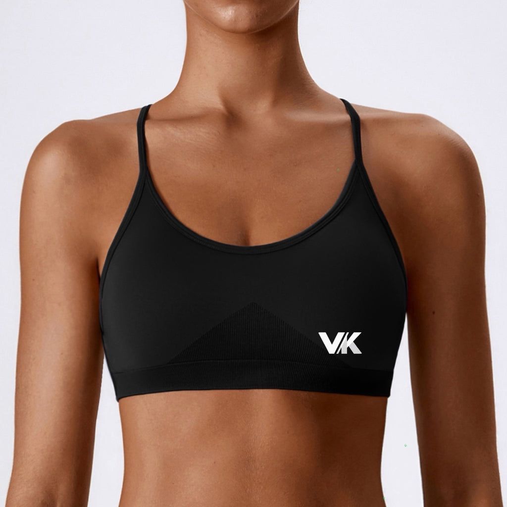 Top Crossed Black VK