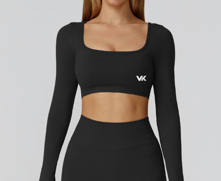 Openback Crop  Black VK