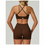 Top VK Cross Back Brown