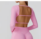 Openback Crop  Pink VK