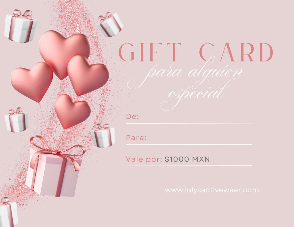 Tarjeta de regalo $1000.00 MXN