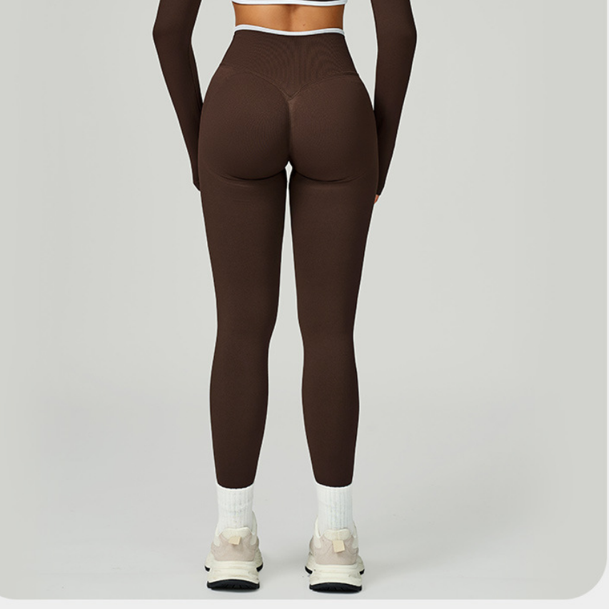 Legging Shadow Brown&White VK