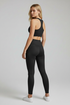 Aura Seam Legging Sculpt Black