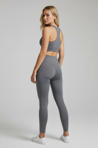 Aura Seam Legging Sculpt Grey