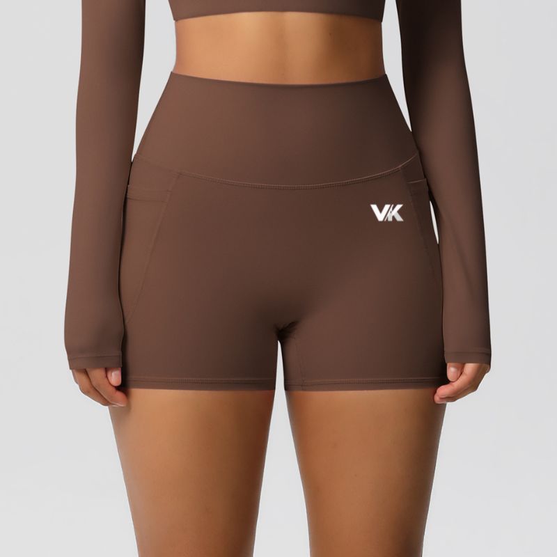 Short side bags brown VK