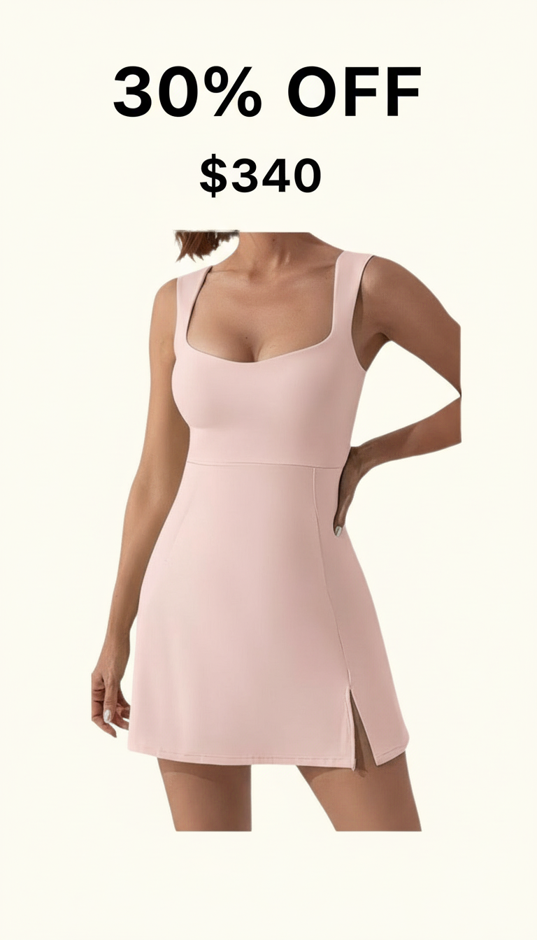 Fresh Glow Dress Pink