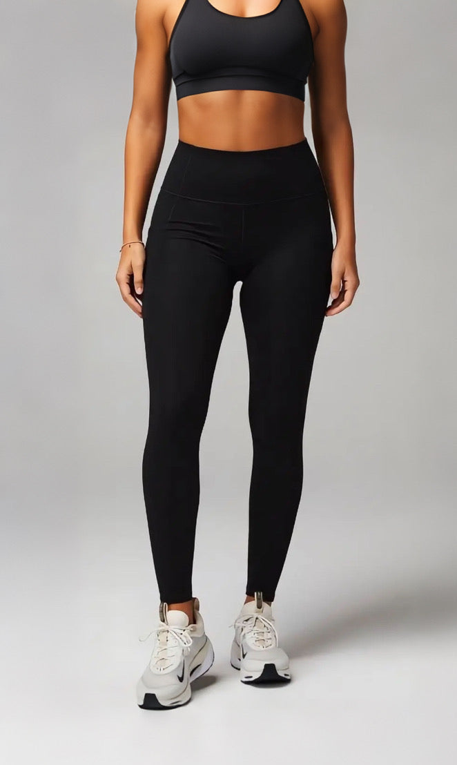 Aura Seam Legging Sculpt Black