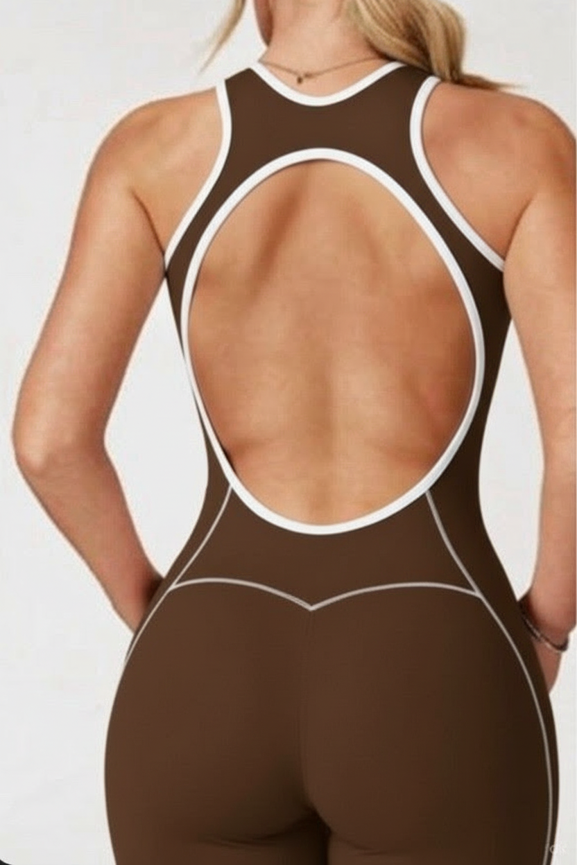 Jumpsuit Goddess VK Brown