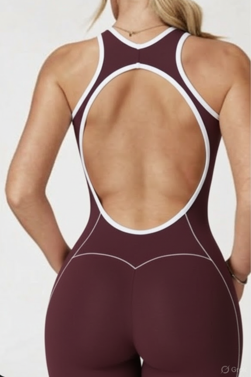 Jumpsuit Goddess VK Wine