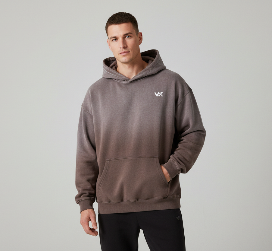 VK Gradient Hoodie Brown