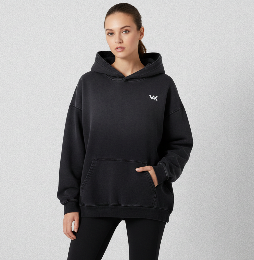 VK Gradient Hoodie Black
