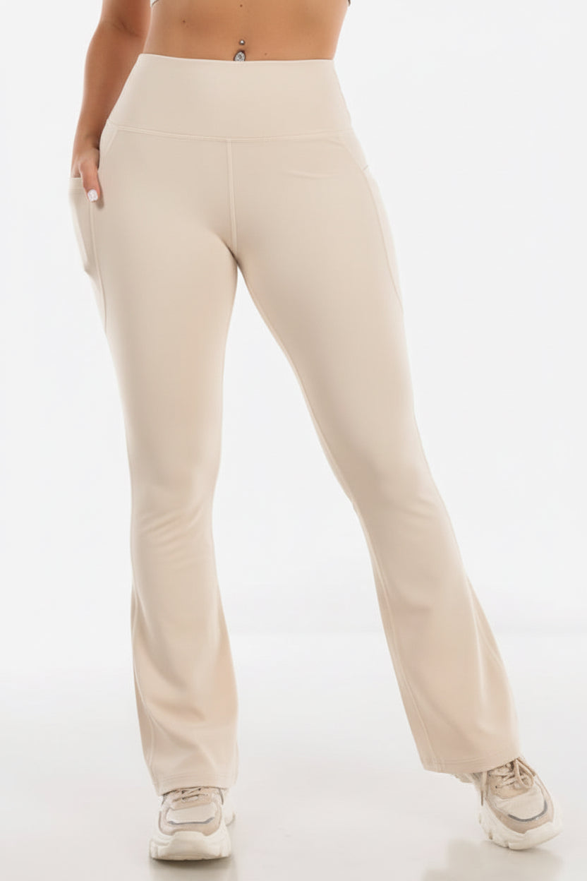 Everyday Flare Pocket Beige