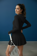 Court Pleats Set Black