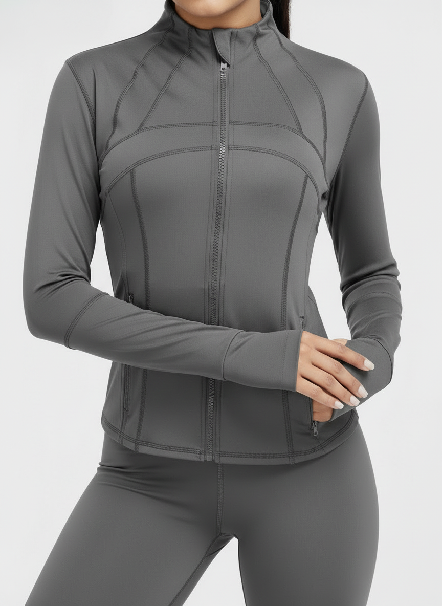 Aura Seam Jacket Grey