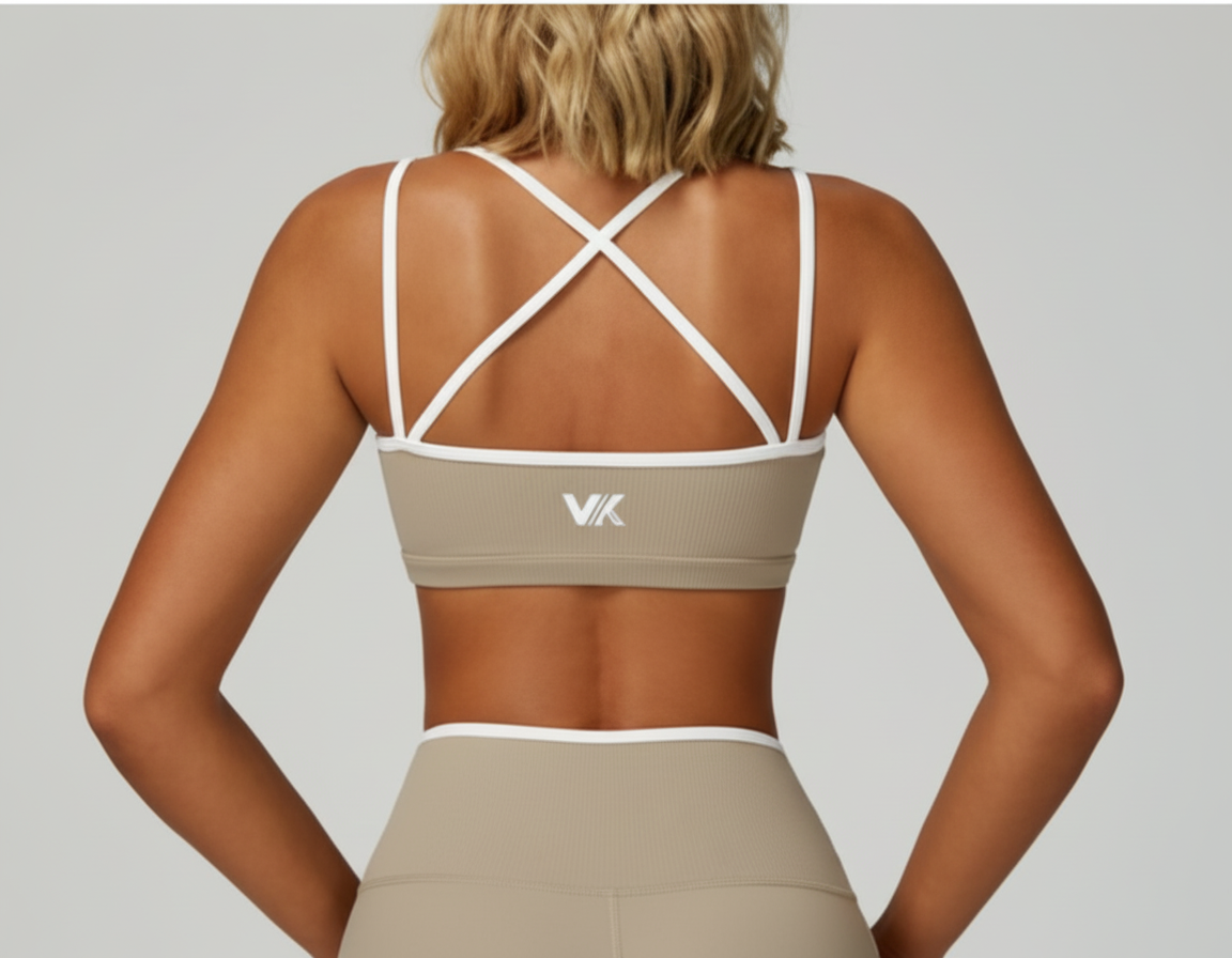 VK Criss-Cross Top Flaxen